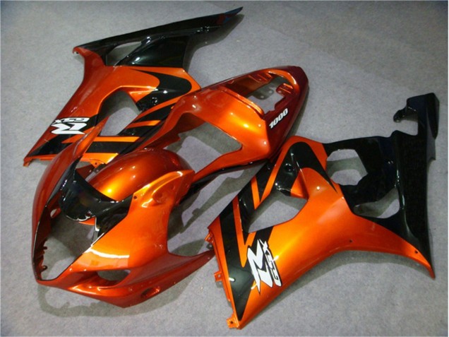 Cheapest 2003-2004 Orange Black Suzuki GSXR 1000 Motorcycle Fairing Kits