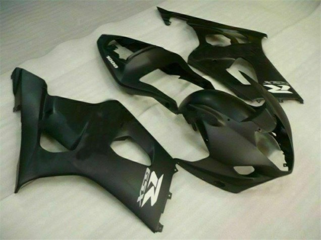Cheapest 2003-2004 Matte Black Suzuki GSXR 1000 Motorbike Fairing Kits