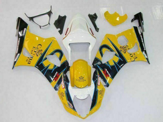 Cheapest 2003-2004 Yellow Suzuki GSXR 1000 Moto Fairings