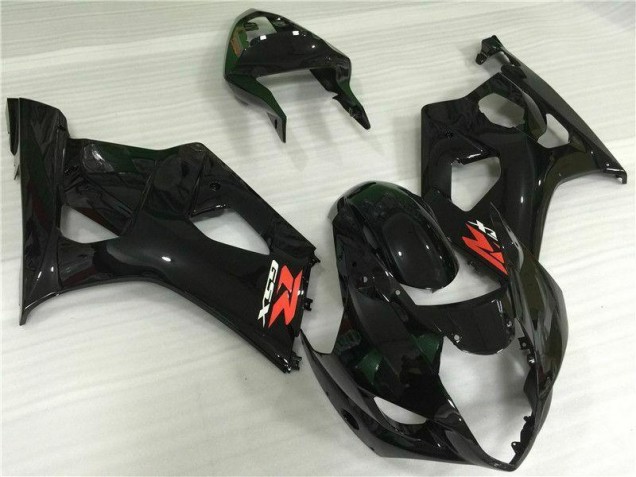 Cheapest 2003-2004 Glossy Black Suzuki GSXR 1000 Motor Fairings