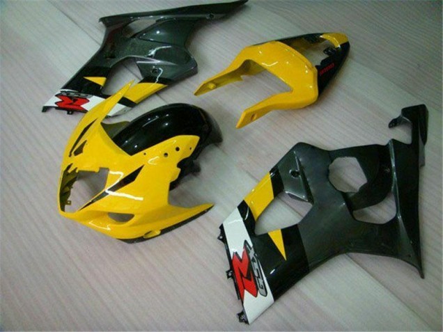 Cheapest 2003-2004 Yellow Black Suzuki GSXR 1000 Motorcycle Fairings Kit