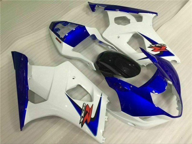 Cheapest 2003-2004 White Blue Suzuki GSXR 1000 Bike Fairings