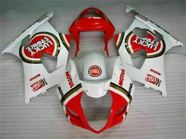 Cheapest 2003-2004 Red White Suzuki GSXR 1000 Motorbike Fairing Kits