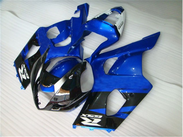 Cheapest 2003-2004 Black Blue Suzuki GSXR 1000 Motorcycle Fairings Kits & Bodywork