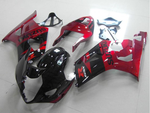 Cheapest 2003-2004 Black Red Suzuki GSXR 1000 Bike Fairing