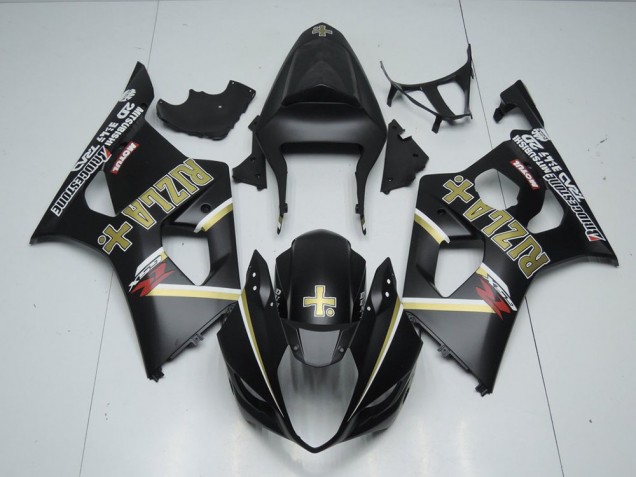 Cheapest 2003-2004 Matte Black Rizla Suzuki GSXR 1000 Motorbike Fairing