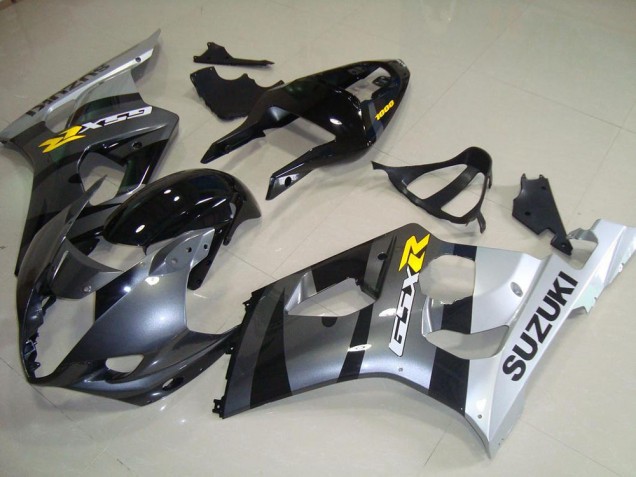 Cheapest 2003-2004 Grey Silver Suzuki GSXR 1000 Motorcycle Fairings Kit