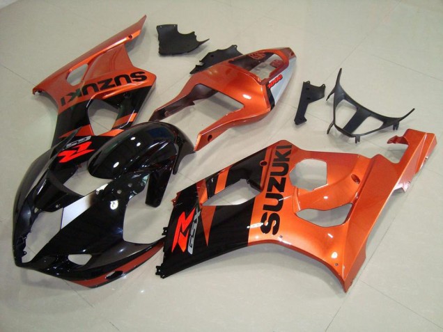 Cheapest 2003-2004 Orange and Black Suzuki GSXR 1000 Motorcycle Fairings