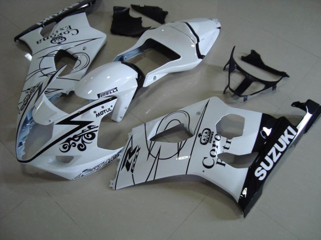 Cheapest 2003-2004 White Corona Suzuki GSXR 1000 Bike Fairings