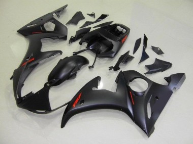 Cheapest 2003-2005 Matte Black Red Decals Yamaha YZF R6 Motorbike Fairing