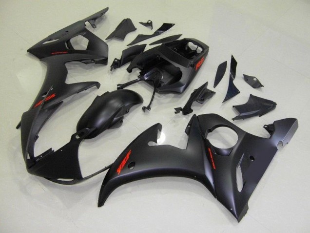 Cheapest 2003-2005 Matte Black Red Decals Yamaha YZF R6 Motorbike Fairing Cheapest 2003-2005 Matte Black Red Decals Yamaha YZF R6 Motorbike Fairing