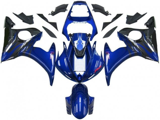 Cheapest 2003-2005 Blue Black Yamaha YZF R6 Motorbike Fairings Cheapest 2003-2005 Blue Black Yamaha YZF R6 Motorbike Fairings