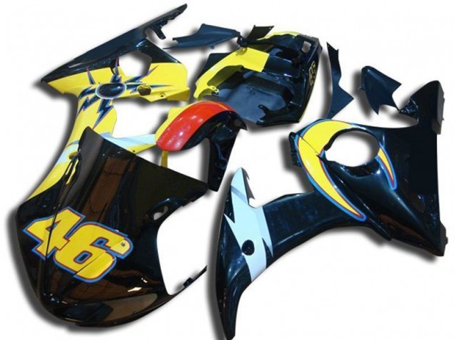 Cheapest 2003-2005 Number 46 Yamaha YZF R6 Bike Fairing Kit