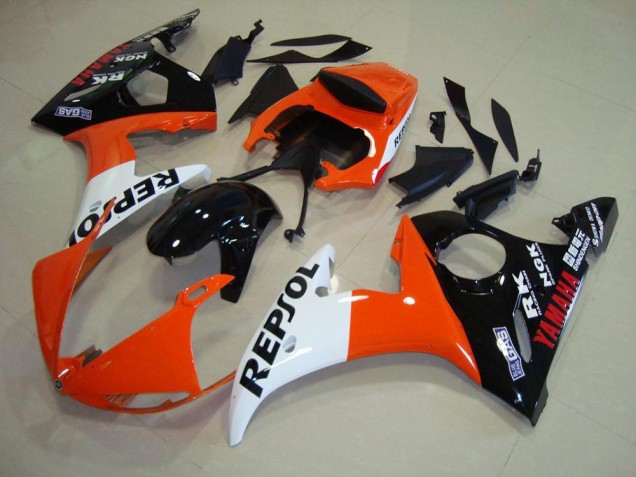 Cheapest 2003-2005 Repsol Yamaha YZF R6 Motorcycle Fairings Kit
