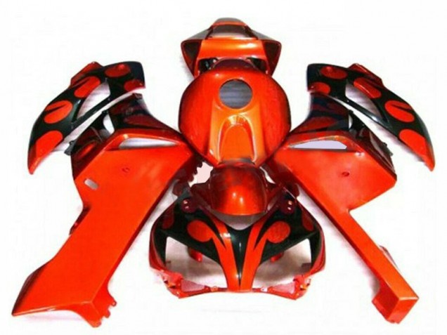 Cheapest 2004-2005 Orange Black Honda CBR1000RR Motorcyle Fairings