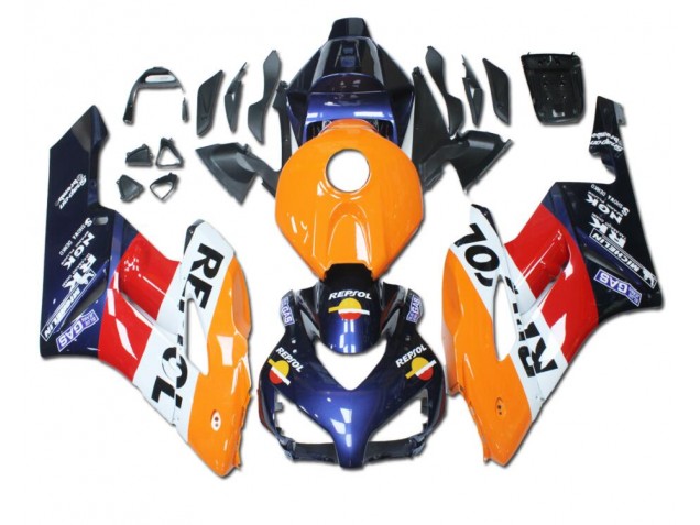 Cheapest 2004-2005 Orange Red Blue Repsol Honda CBR1000RR Bike Fairing