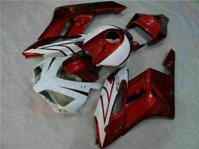 Cheapest 2004-2005 White Red Honda CBR1000RR Bike Fairing Kit