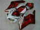 Cheapest 2004-2005 White Red Honda CBR1000RR Bike Fairing Kit
