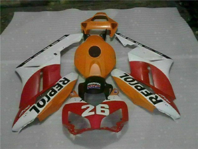 Cheapest 2004-2005 Orange Red Repsol 26 Honda CBR1000RR Motorcycle Bodywork