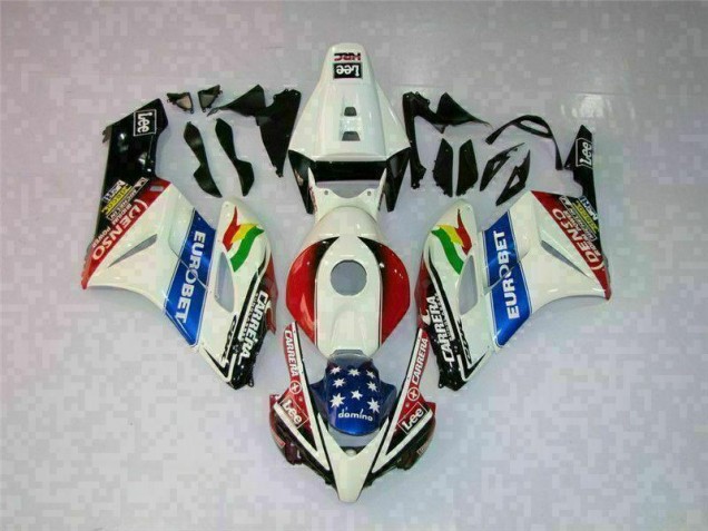 Cheapest 2004-2005 White Red Honda CBR1000RR Motorcycle Replacement Fairings
