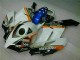 Cheapest 2004-2005 White Blue Honda CBR1000RR Replacement Fairings