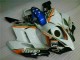 Cheapest 2004-2005 White Blue Honda CBR1000RR Replacement Fairings