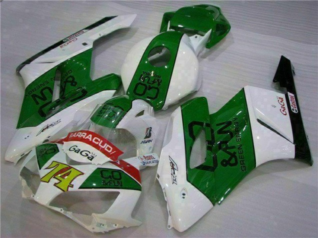 Cheapest 2004-2005 Green White Honda CBR1000RR Motorcycle Fairing