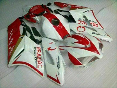 Cheapest 2004-2005 White Red Honda CBR1000RR Bike Fairings
