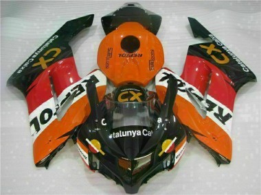 Cheapest 2004-2005 Orange Repsol CX Honda CBR1000RR Replacement Motorcycle Fairings