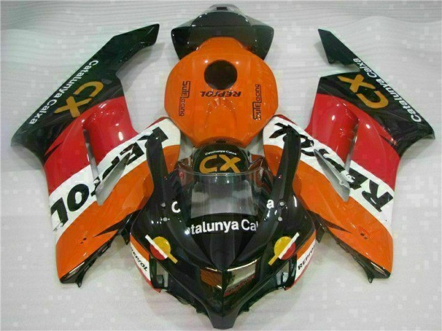 Cheapest 2004-2005 Orange Repsol CX Honda CBR1000RR Replacement Motorcycle Fairings
