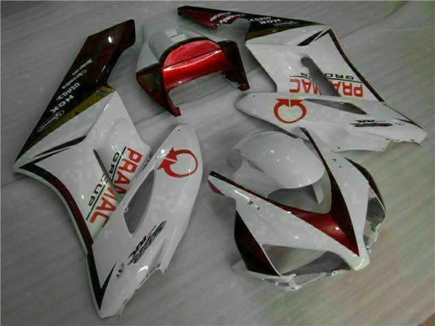 Cheapest 2004-2005 White Red Honda CBR1000RR Moto Fairings