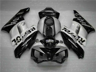 Cheapest 2004-2005 Black Silver Repsol Honda CBR1000RR Motorcycle Fairings Kit