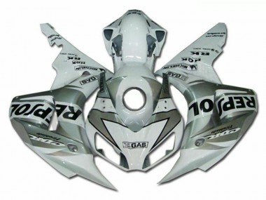 Cheapest 2004-2005 Silver Repsol Honda CBR1000RR Bike Fairings & Plastics