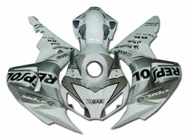 Cheapest 2004-2005 Silver Repsol Honda CBR1000RR Bike Fairings & Plastics