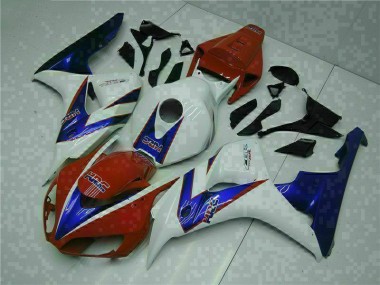 Cheapest 2004-2005 Red White Honda CBR1000RR Replacement Motorcycle Fairings