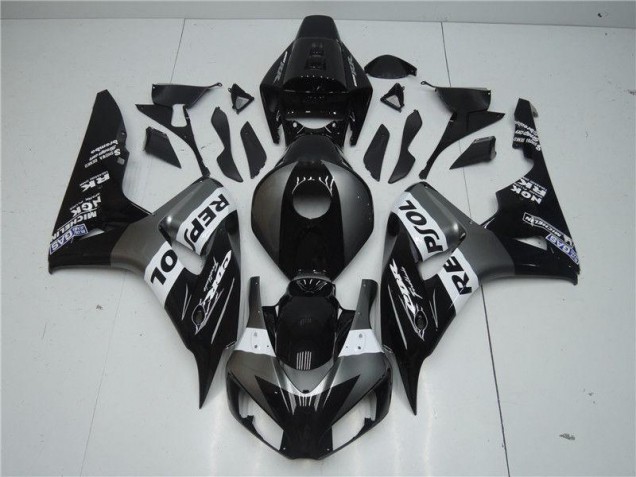 Cheapest 2004-2005 Grey Black Repsol Honda CBR1000RR Motorcycle Replacement Fairings