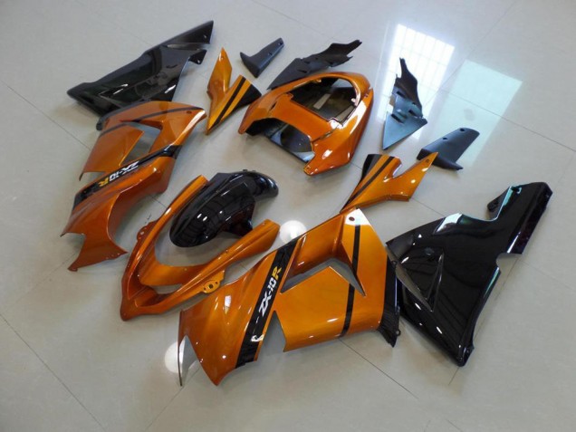 Cheapest 2003-2005 Gold Black Kawasaki ZX10R Bike Fairing