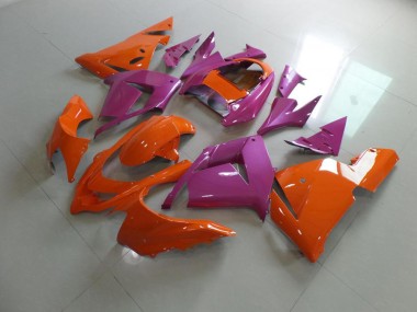 Cheapest 2003-2005 Orange and Pink Kawasaki ZX10R Motorcycle Bodywork
