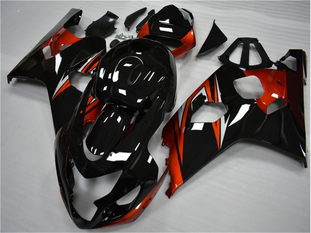 Cheapest 2004-2005 Orange Black Suzuki GSXR 600/750 Motor Bike Fairings