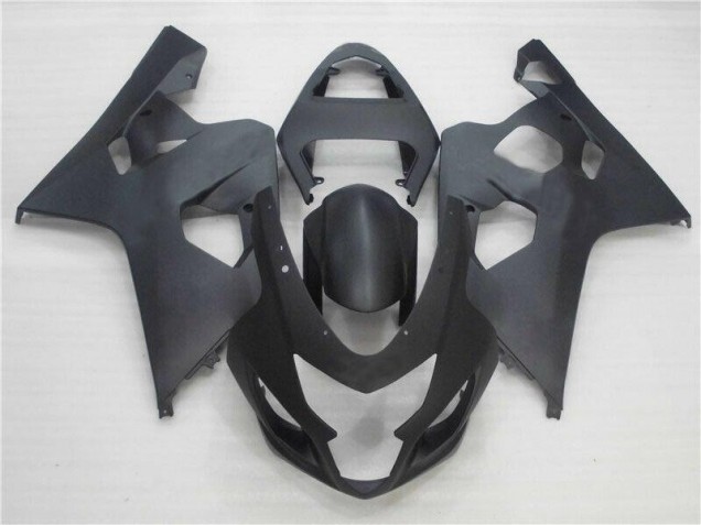 Cheapest 2004-2005 Matte Black Suzuki GSXR 600/750 Motorcycle Replacement Fairings