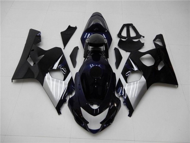 Cheapest 2004-2005 Blue Silver Suzuki GSXR 600/750 Replacement Fairings