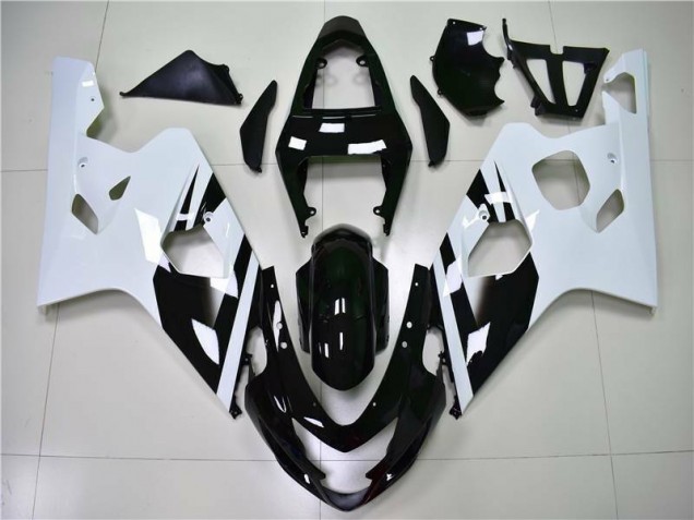 Cheapest 2004-2005 White Black Suzuki GSXR 600/750 Motor Fairings