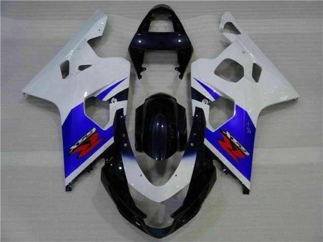 Cheapest 2004-2005 Blue White Suzuki GSXR 600/750 Motorcycle Replacement Fairings