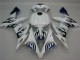 Cheapest 2004-2006 White Blue Flame Yamaha YZF R1 Replacement Fairings