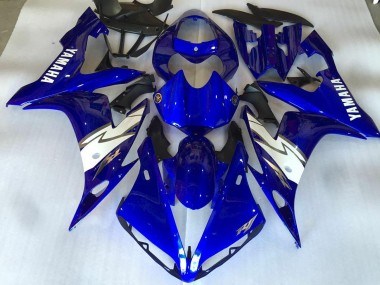 Cheapest 2004-2006 Glossy Blue White Yamaha YZF R1 Bike Fairing Kit