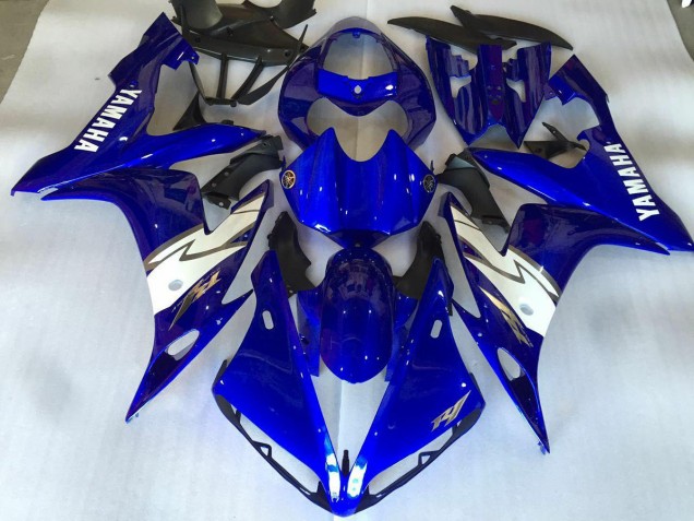 Cheapest 2004-2006 Glossy Blue White Yamaha YZF R1 Bike Fairing Kit Cheapest 2004-2006 Glossy Blue White Yamaha YZF R1 Bike Fairing Kit