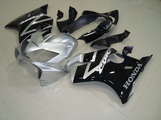 Cheapest 2004-2007 Black Silver Honda CBR600 F4i Motorcycle Fairing Kits