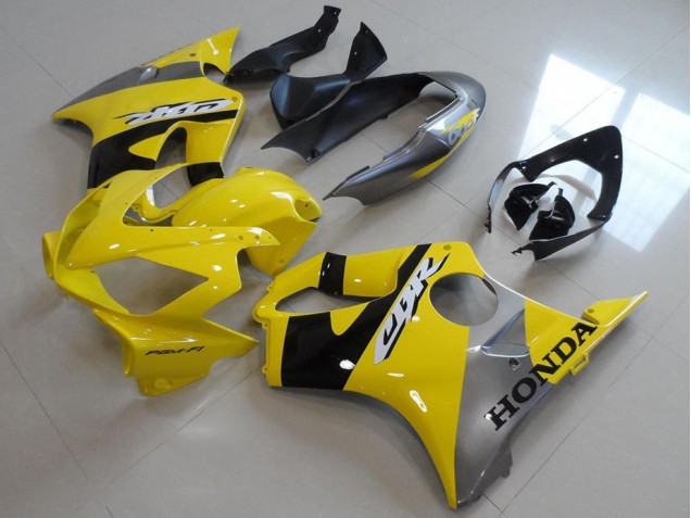 Cheapest 2004-2007 Yellow Grey Honda CBR600 F4i Motorbike Fairing Kits Cheapest 2004-2007 Yellow Grey Honda CBR600 F4i Motorbike Fairing Kits