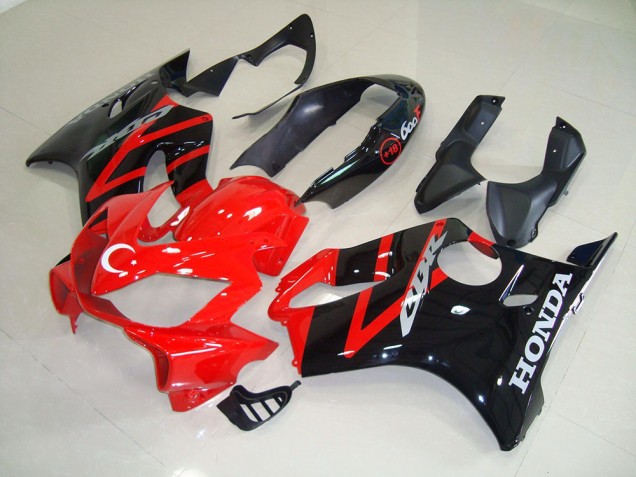 Cheapest 2004-2007 Black Red Honda CBR600 F4i Motor Fairings