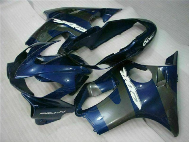 Cheapest 2004-2007 Blue Silver Honda CBR600 F4i Motorcycle Fairings Kit